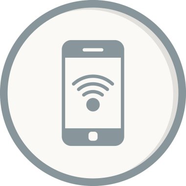 Akıllı telefon simgesi, vektör illüstrasyon tasarımı