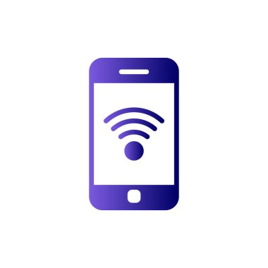 Akıllı telefon simgesi, vektör illüstrasyon tasarımı