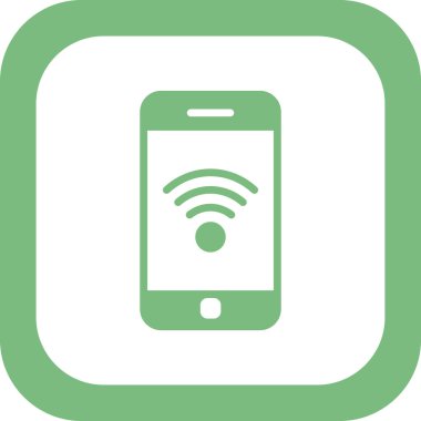 Akıllı telefon simgesi, vektör illüstrasyon tasarımı