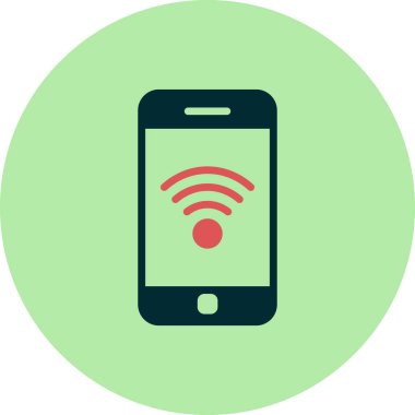 Akıllı telefon simgesi, vektör illüstrasyon tasarımı