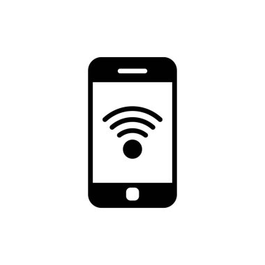 Akıllı telefon simgesi, vektör illüstrasyon tasarımı