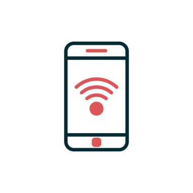 Akıllı telefon simgesi, vektör illüstrasyon tasarımı