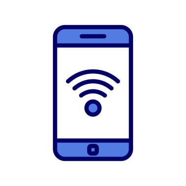 Akıllı telefon simgesi, vektör illüstrasyon tasarımı