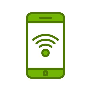 Akıllı telefon simgesi, vektör illüstrasyon tasarımı