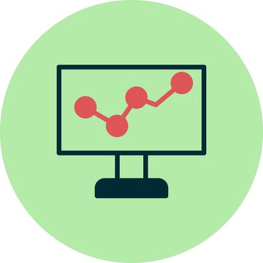 Basit simge, vektör illüstrasyonunu stoklar
