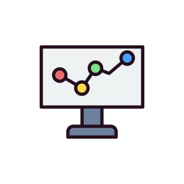 Basit simge, vektör illüstrasyonunu stoklar
