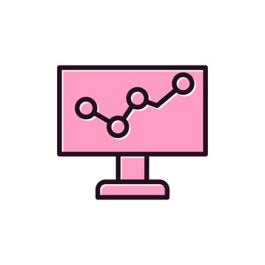 Basit simge, vektör illüstrasyonunu stoklar