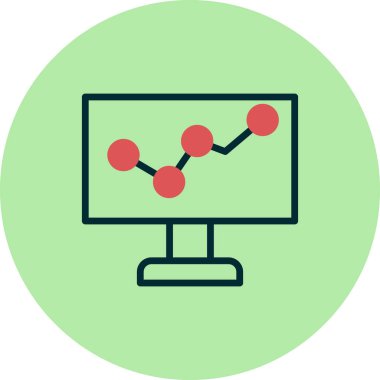 Basit simge, vektör illüstrasyonunu stoklar