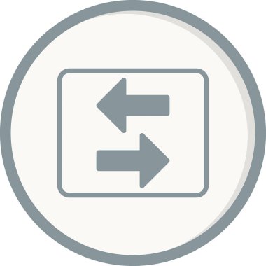 Okları basit simge, vektör illüstrasyonuna aktar