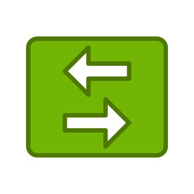 Okları basit simge, vektör illüstrasyonuna aktar