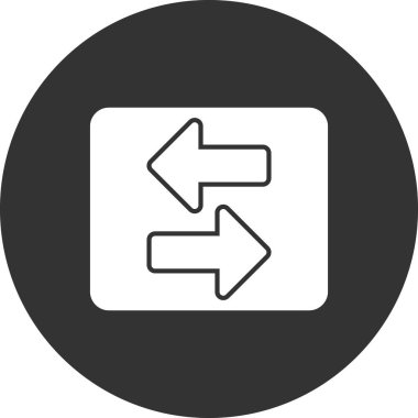 Okları basit simge, vektör illüstrasyonuna aktar