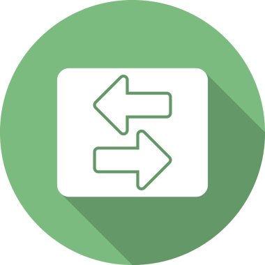 Okları basit simge, vektör illüstrasyonuna aktar