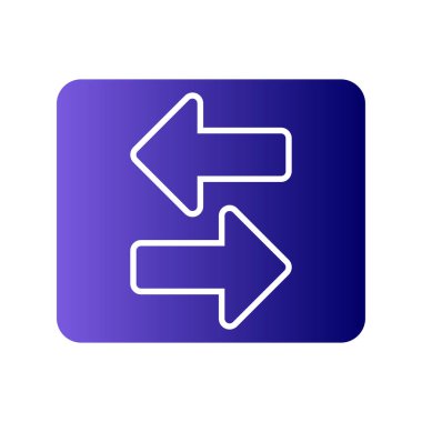 Okları basit simge, vektör illüstrasyonuna aktar