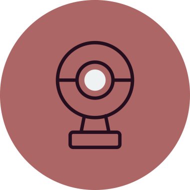 Basit web arayüzü simgesi, vektör illüstrasyonu