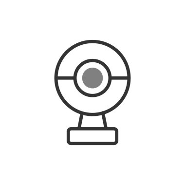 Basit web arayüzü simgesi, vektör illüstrasyonu