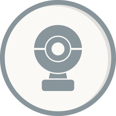 Basit web arayüzü simgesi, vektör illüstrasyonu