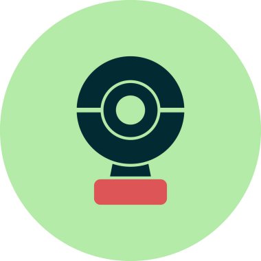 Basit web arayüzü simgesi, vektör illüstrasyonu