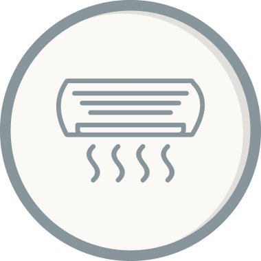 Klima basit simgesi, vektör çizim