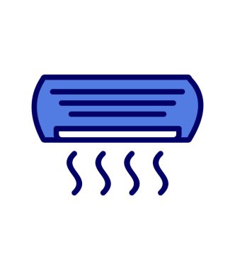 Klima basit simgesi, vektör çizim