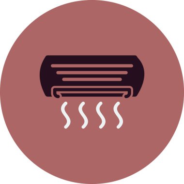 Klima basit simgesi, vektör çizim