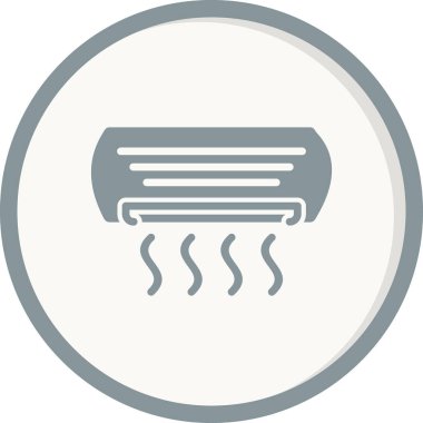 Klima basit simgesi, vektör çizim