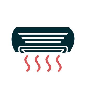 Klima basit simgesi, vektör çizim