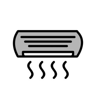 Klima basit simgesi, vektör çizim