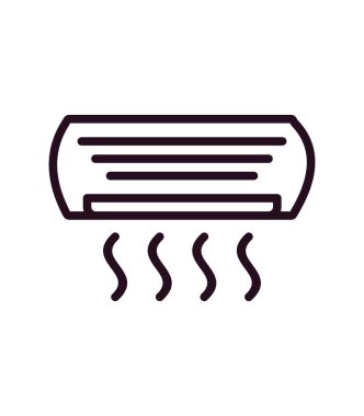 Klima basit simgesi, vektör çizim