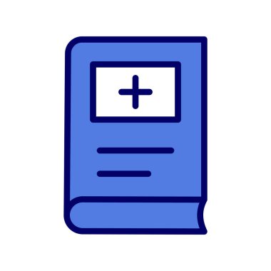 Kitap simgesi, modern vektör illüstrasyon tasarımı