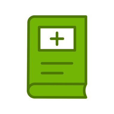 Kitap simgesi, modern vektör illüstrasyon tasarımı