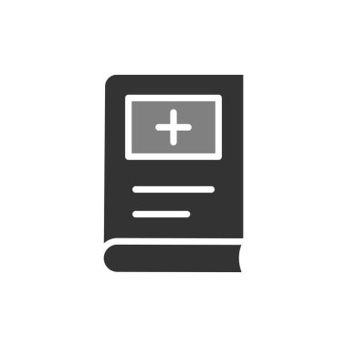 Kitap simgesi, modern vektör illüstrasyon tasarımı