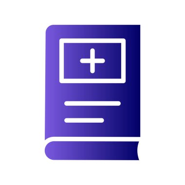 Kitap simgesi, modern vektör illüstrasyon tasarımı