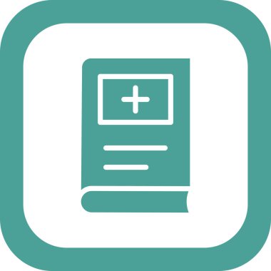 Kitap simgesi, modern vektör illüstrasyon tasarımı