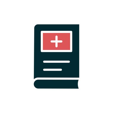 Kitap simgesi, modern vektör illüstrasyon tasarımı