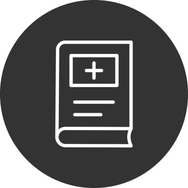 Kitap simgesi, modern vektör illüstrasyon tasarımı