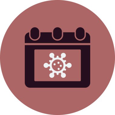 Takvim simgesi, vektör illüstrasyon tasarımı