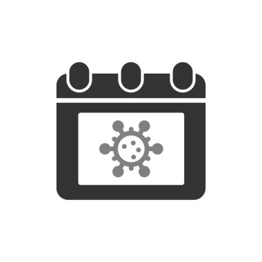Takvim simgesi, vektör illüstrasyon tasarımı
