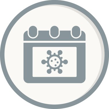 Takvim simgesi, vektör illüstrasyon tasarımı