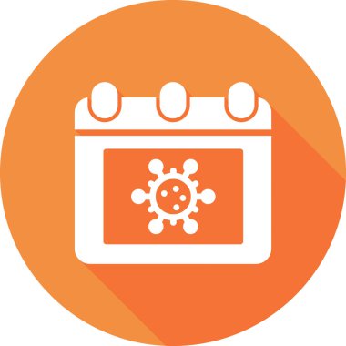 Takvim simgesi, vektör illüstrasyon tasarımı