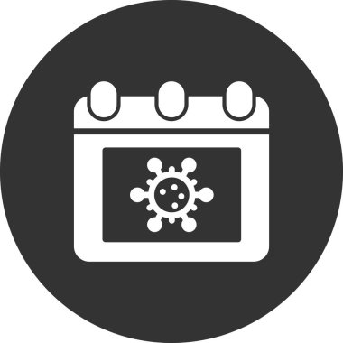 Takvim simgesi, vektör illüstrasyon tasarımı