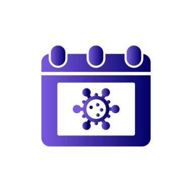 Takvim simgesi, vektör illüstrasyon tasarımı