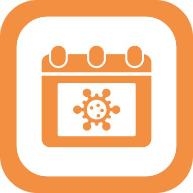 Takvim simgesi, vektör illüstrasyon tasarımı