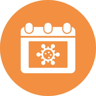 Takvim simgesi, vektör illüstrasyon tasarımı