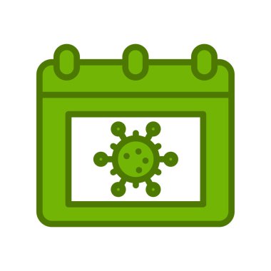 Takvim simgesi, vektör illüstrasyon tasarımı