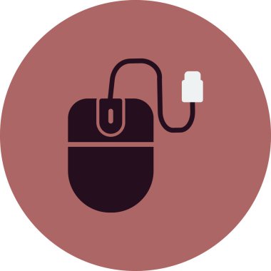 computer mouse icon, vector illustration design