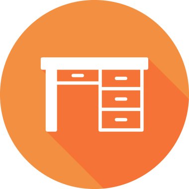 Web ve mobil uygulama tasarımınız için masa simgesi vektörü