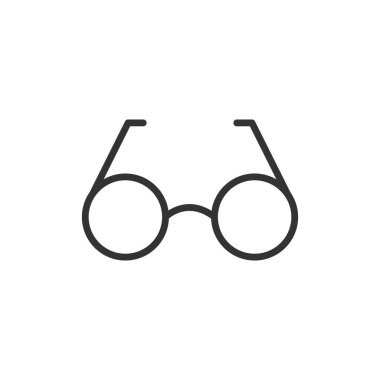 gözlük basit simge, vektör illüstrasyon