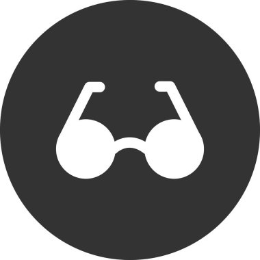 gözlük basit simge, vektör illüstrasyon