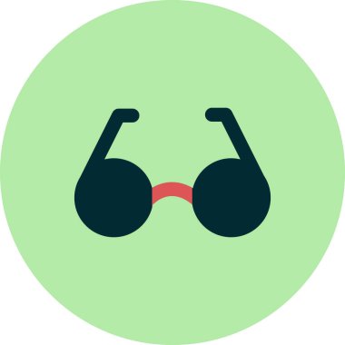 gözlük basit simge, vektör illüstrasyon