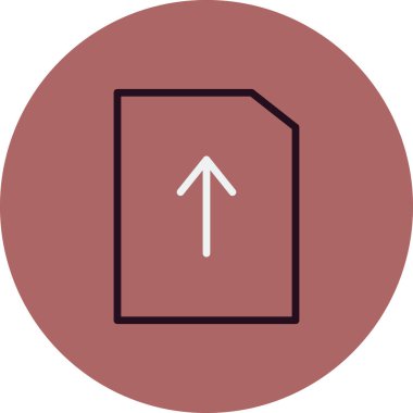 Dosya simgesi, vektör illüstrasyon tasarımı